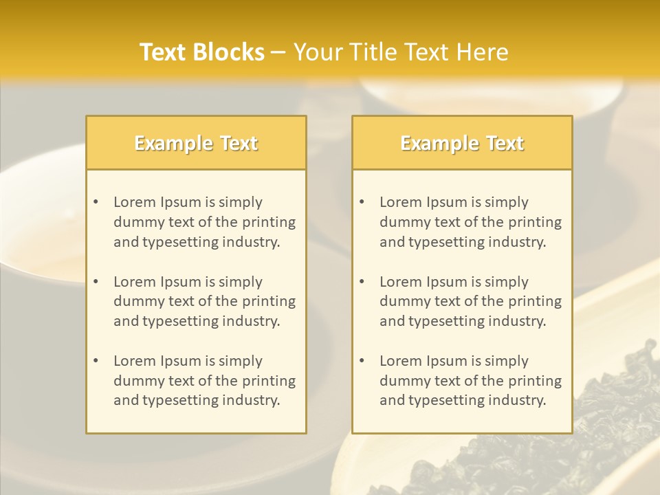Drink Teapot Beverage PowerPoint Template