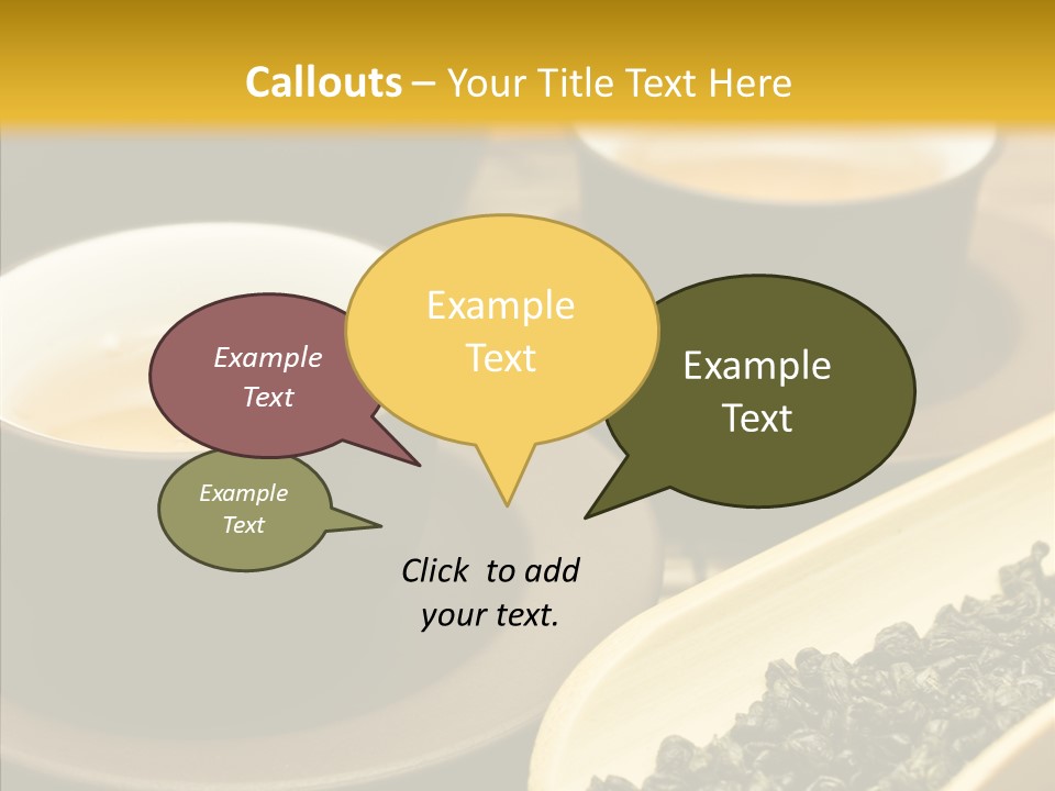 Drink Teapot Beverage PowerPoint Template