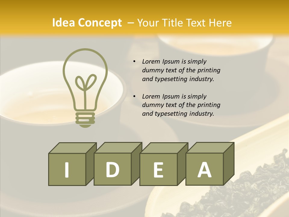 Drink Teapot Beverage PowerPoint Template