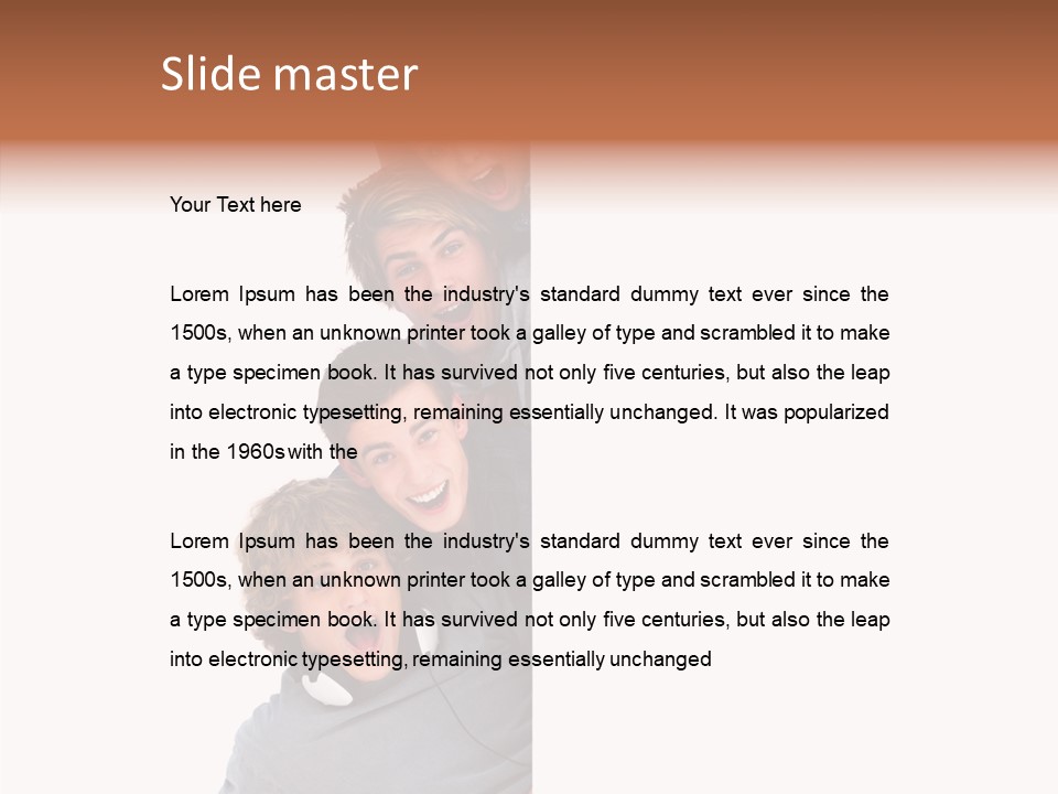 Human Li Ten Figure PowerPoint Template