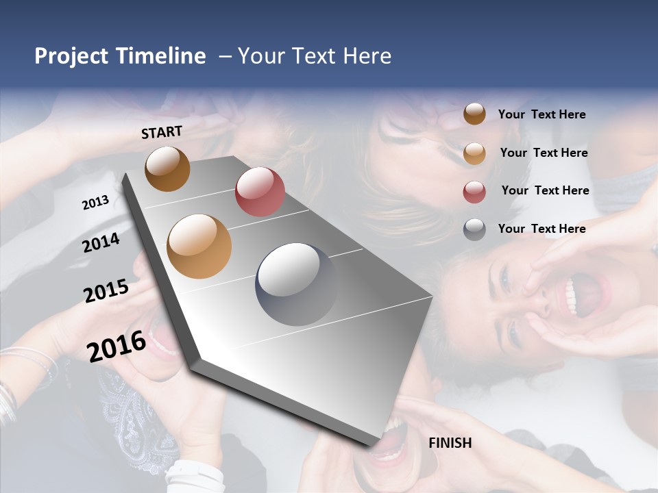 Chair Character Company PowerPoint Template