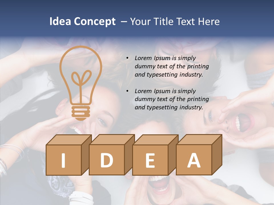 Chair Character Company PowerPoint Template