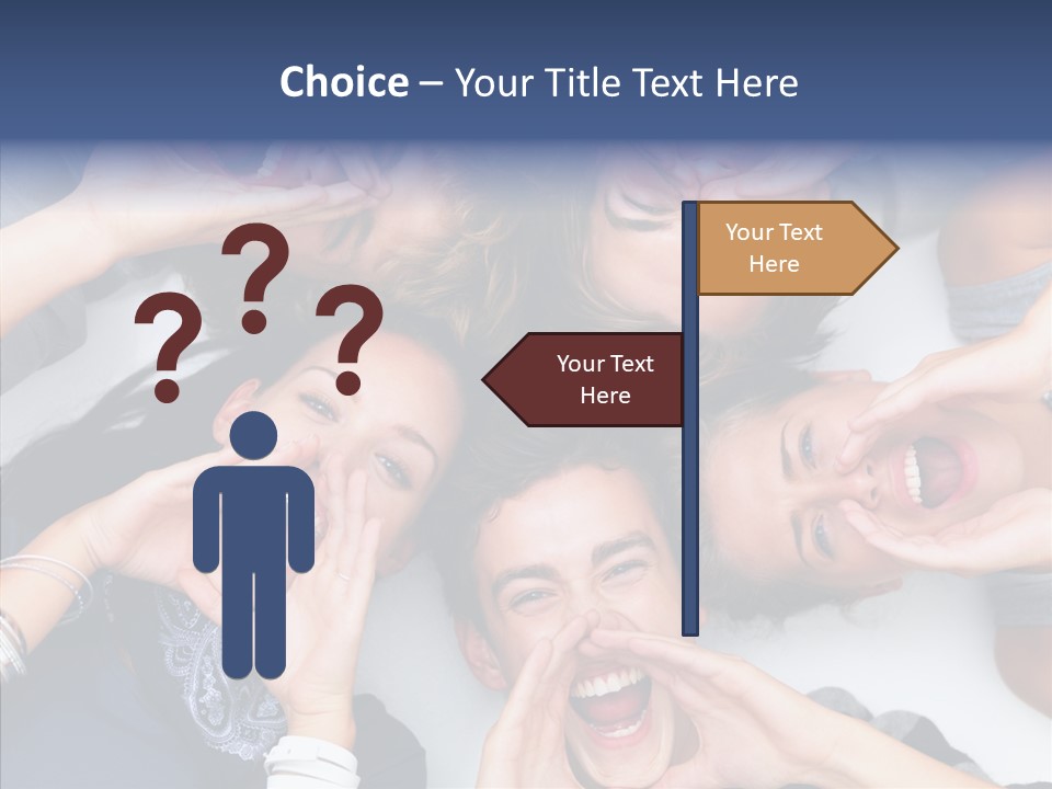 Chair Character Company PowerPoint Template