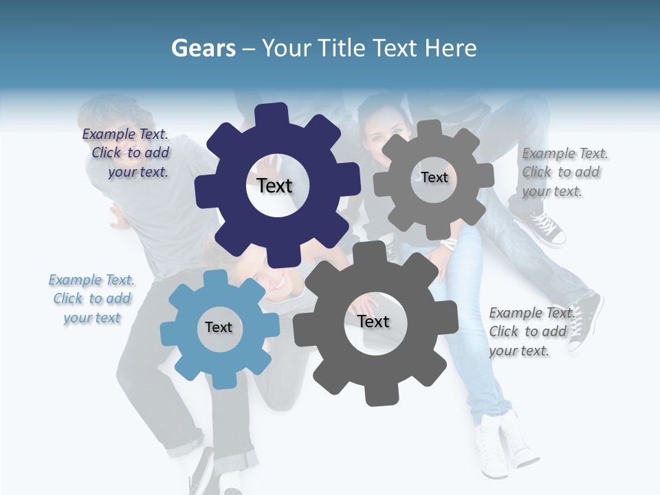 Communication Humor Room PowerPoint Template