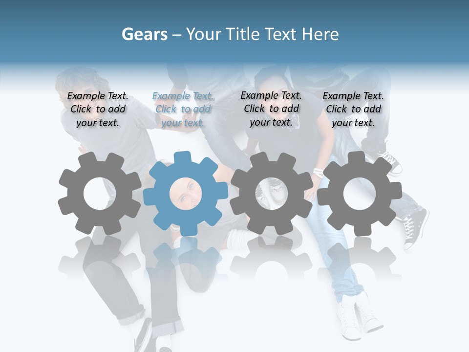 Communication Humor Room PowerPoint Template