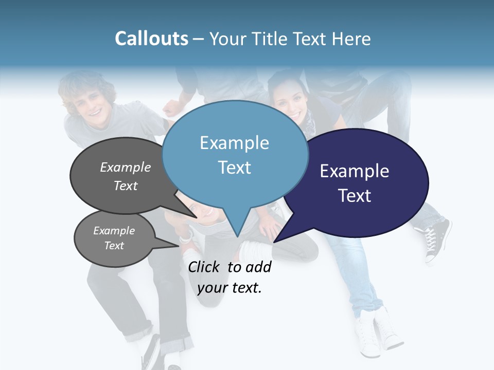 Communication Humor Room PowerPoint Template