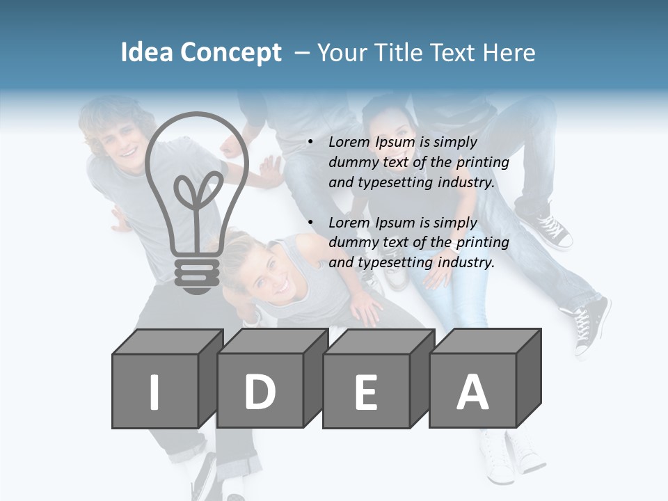 Communication Humor Room PowerPoint Template