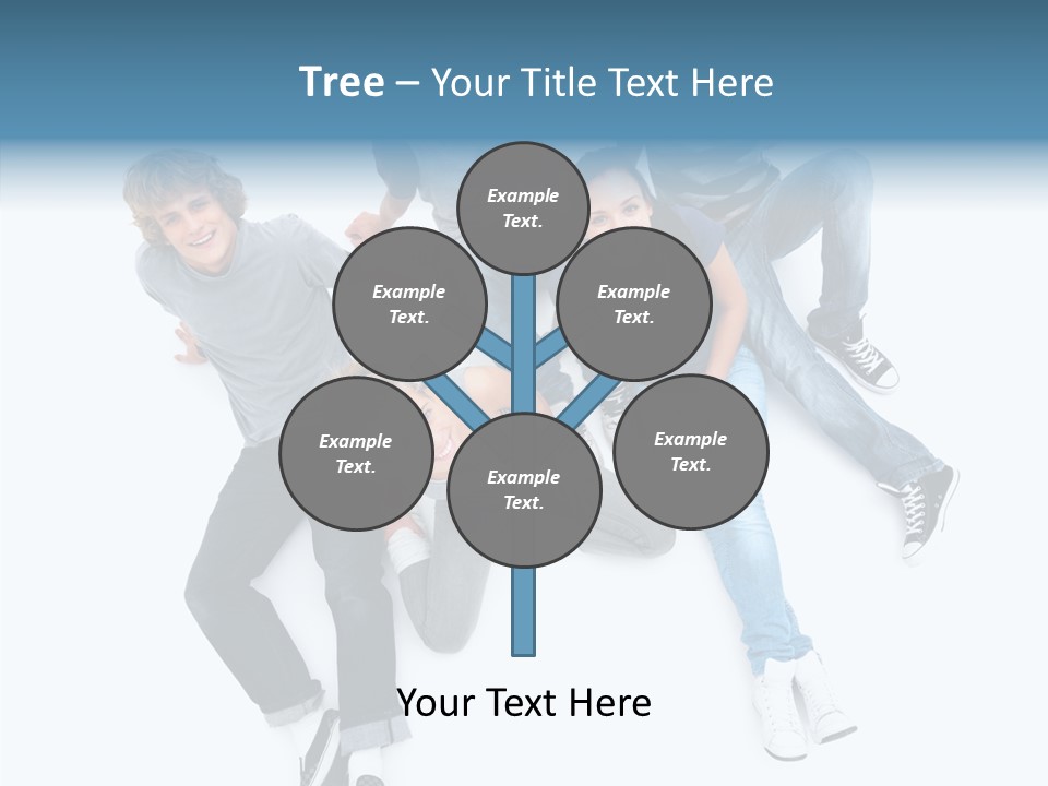 Communication Humor Room PowerPoint Template