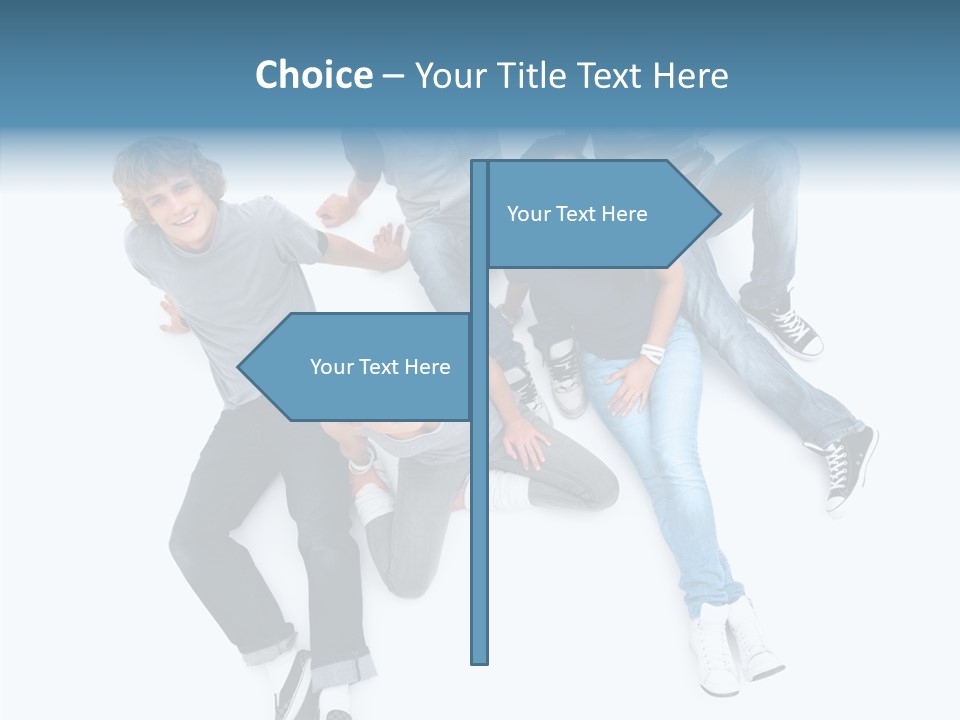 Communication Humor Room PowerPoint Template