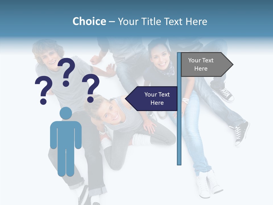 Communication Humor Room PowerPoint Template