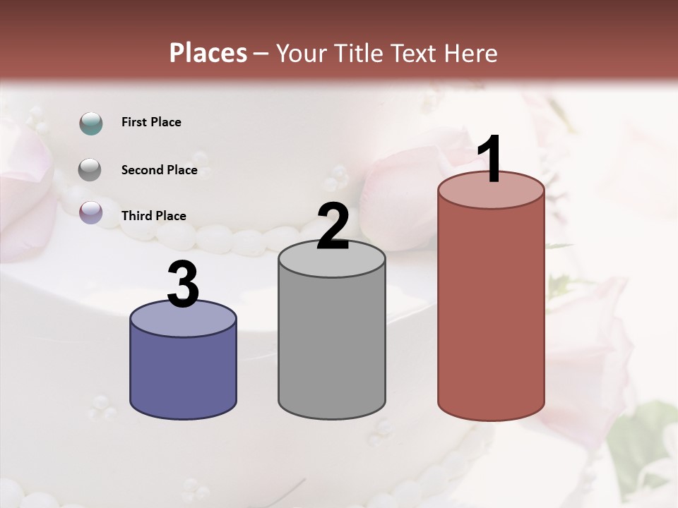 Ivory Roses Celebrate PowerPoint Template
