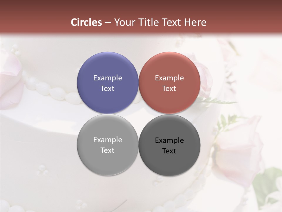 Ivory Roses Celebrate PowerPoint Template