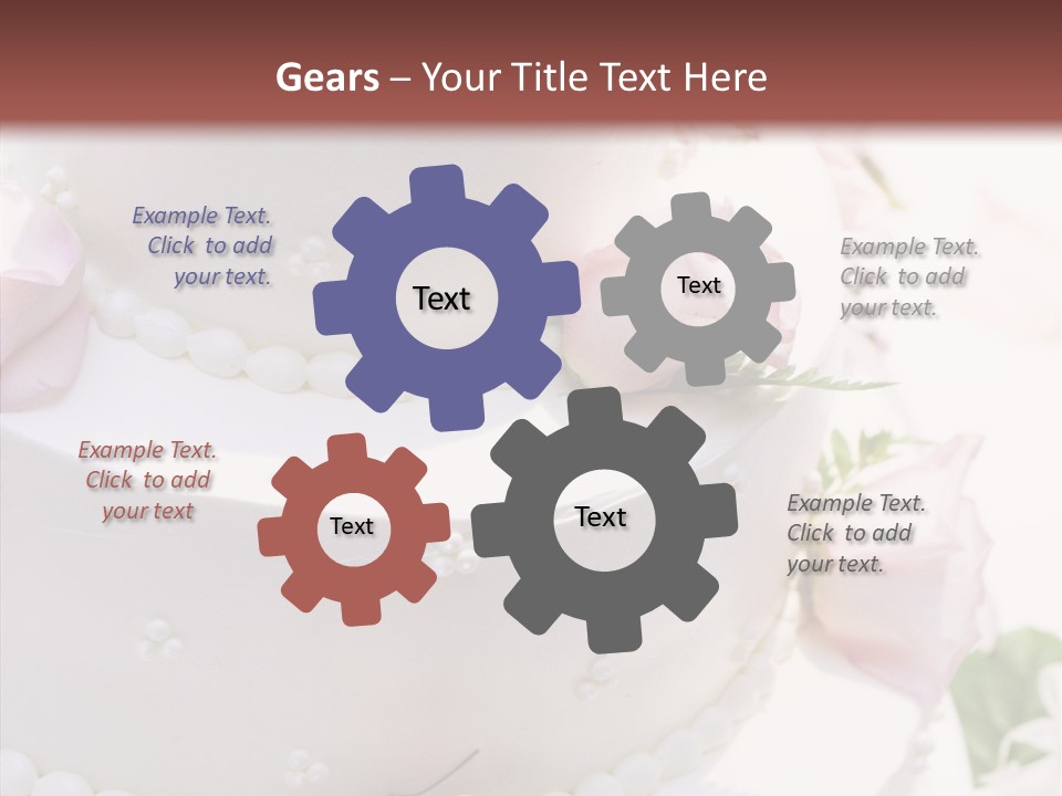 Ivory Roses Celebrate PowerPoint Template