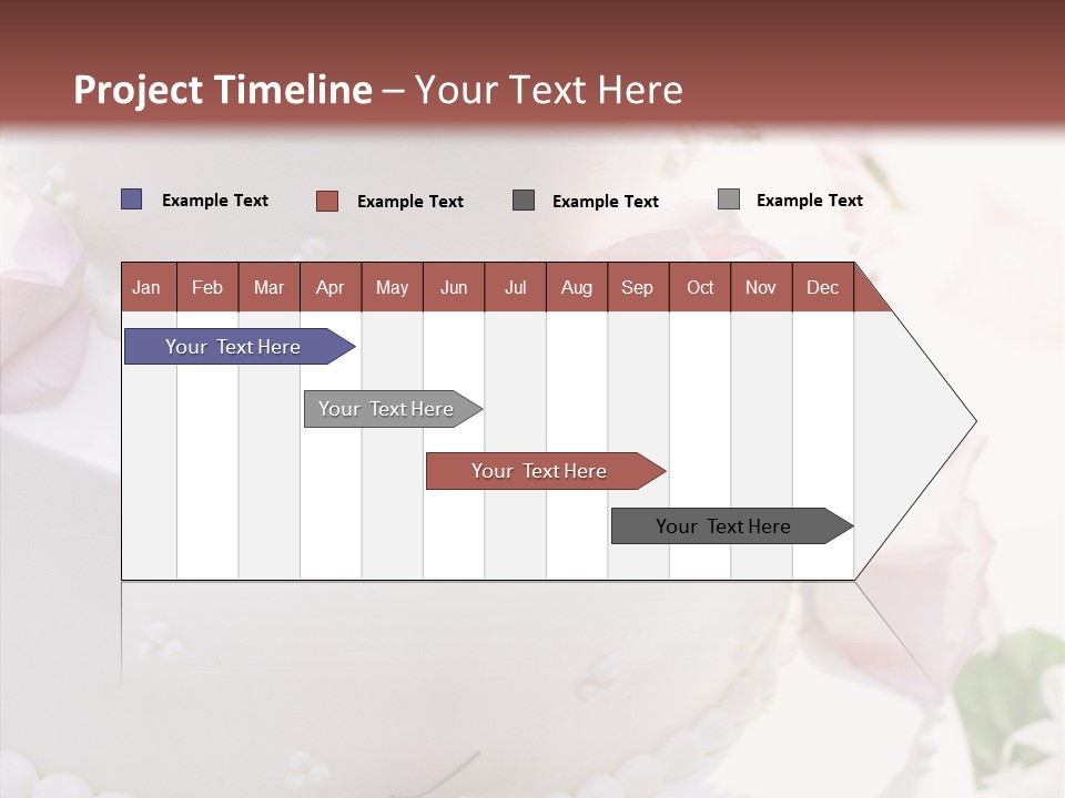 Ivory Roses Celebrate PowerPoint Template