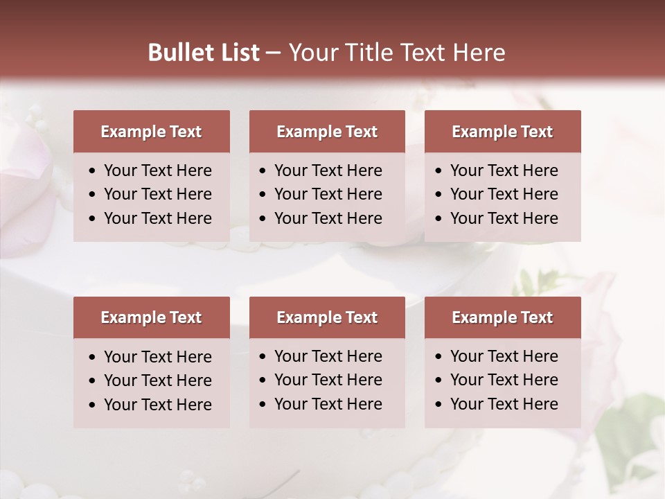 Ivory Roses Celebrate PowerPoint Template