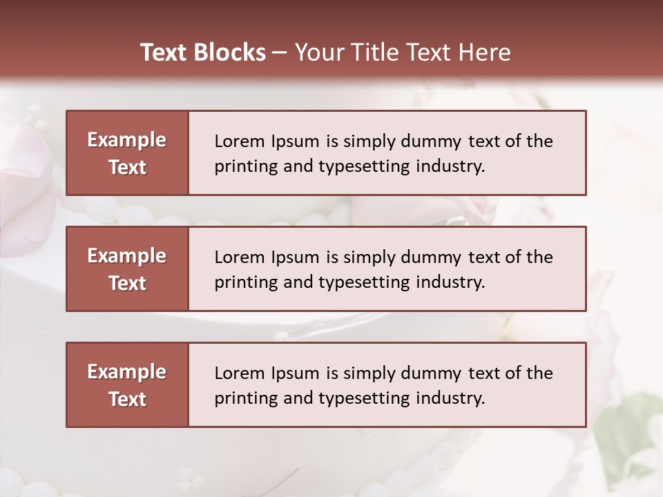 Ivory Roses Celebrate PowerPoint Template