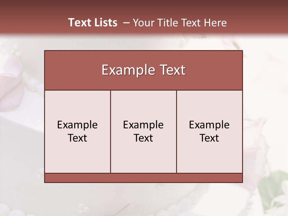 Ivory Roses Celebrate PowerPoint Template