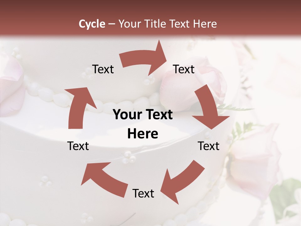 Ivory Roses Celebrate PowerPoint Template