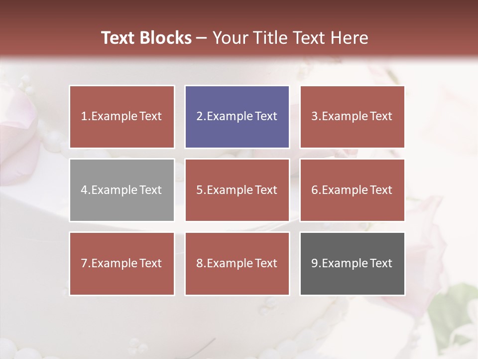 Ivory Roses Celebrate PowerPoint Template