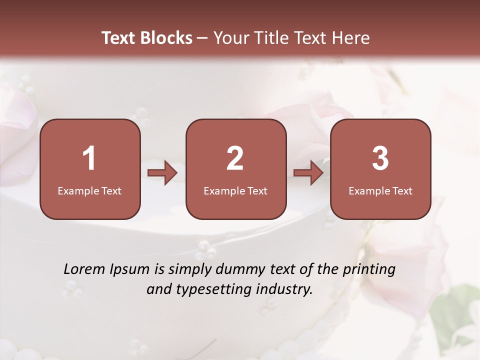 Ivory Roses Celebrate PowerPoint Template