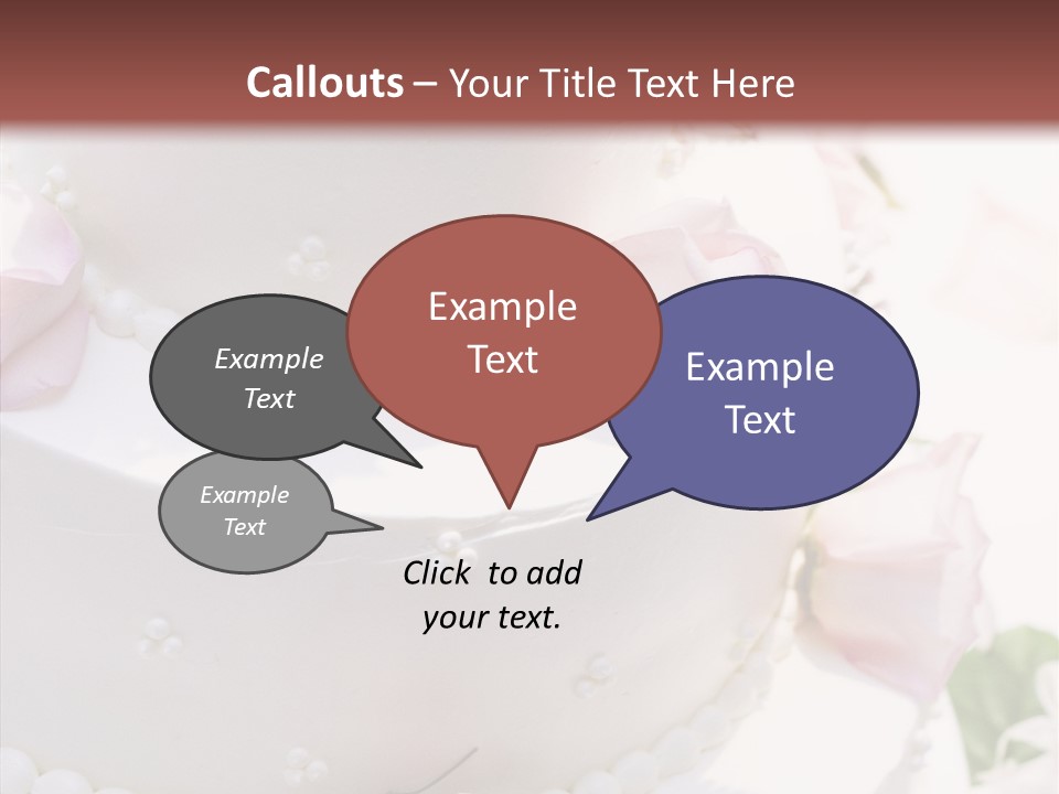 Ivory Roses Celebrate PowerPoint Template