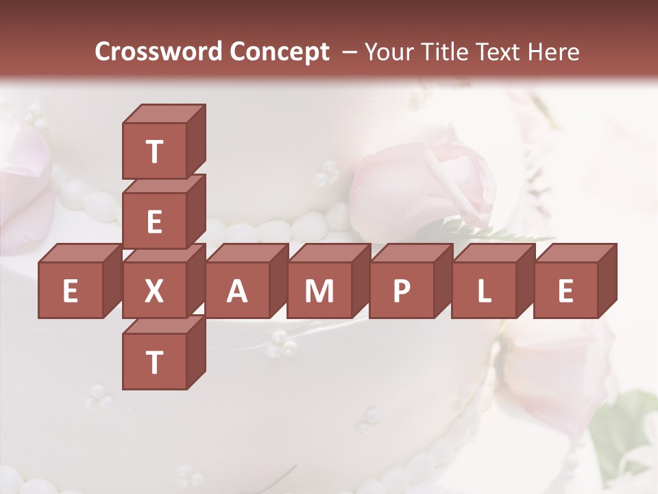 Ivory Roses Celebrate PowerPoint Template