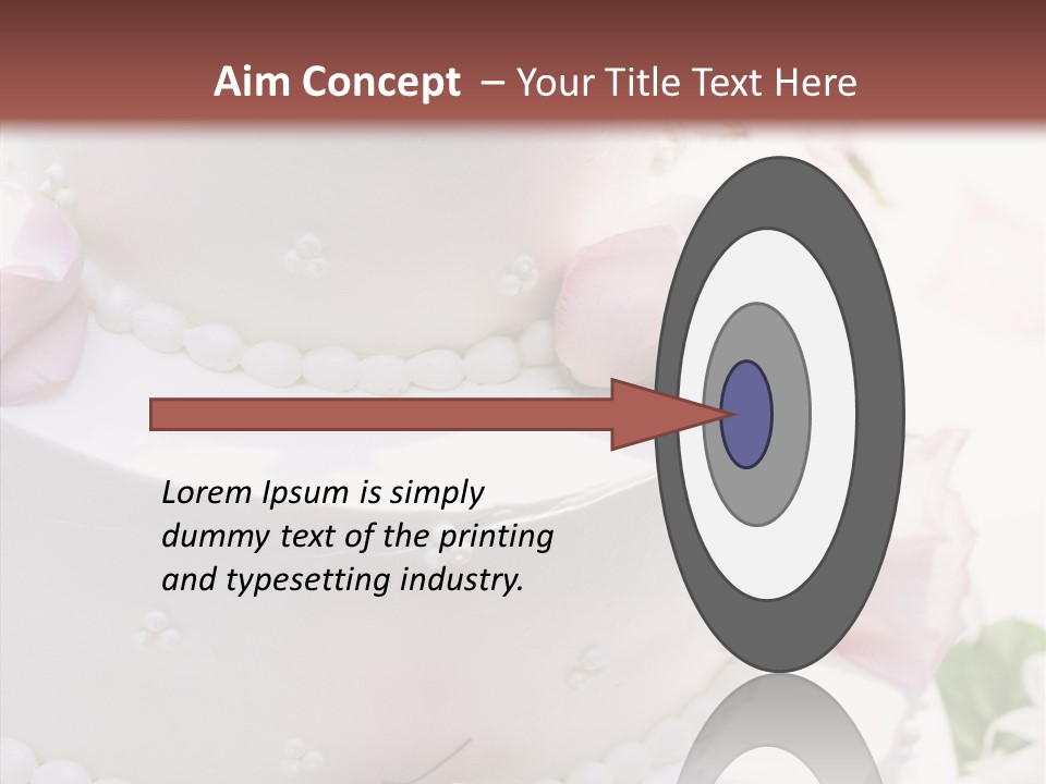 Ivory Roses Celebrate PowerPoint Template