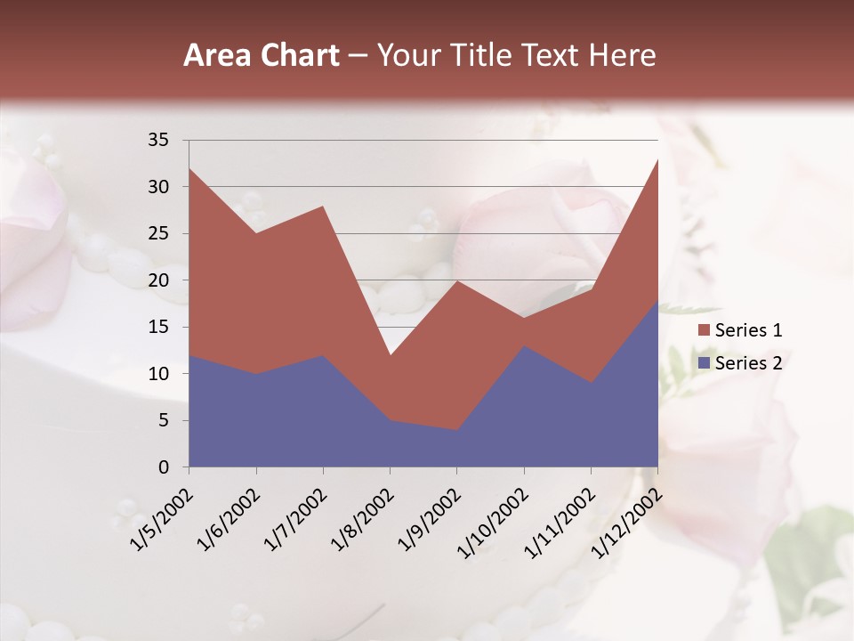 Ivory Roses Celebrate PowerPoint Template