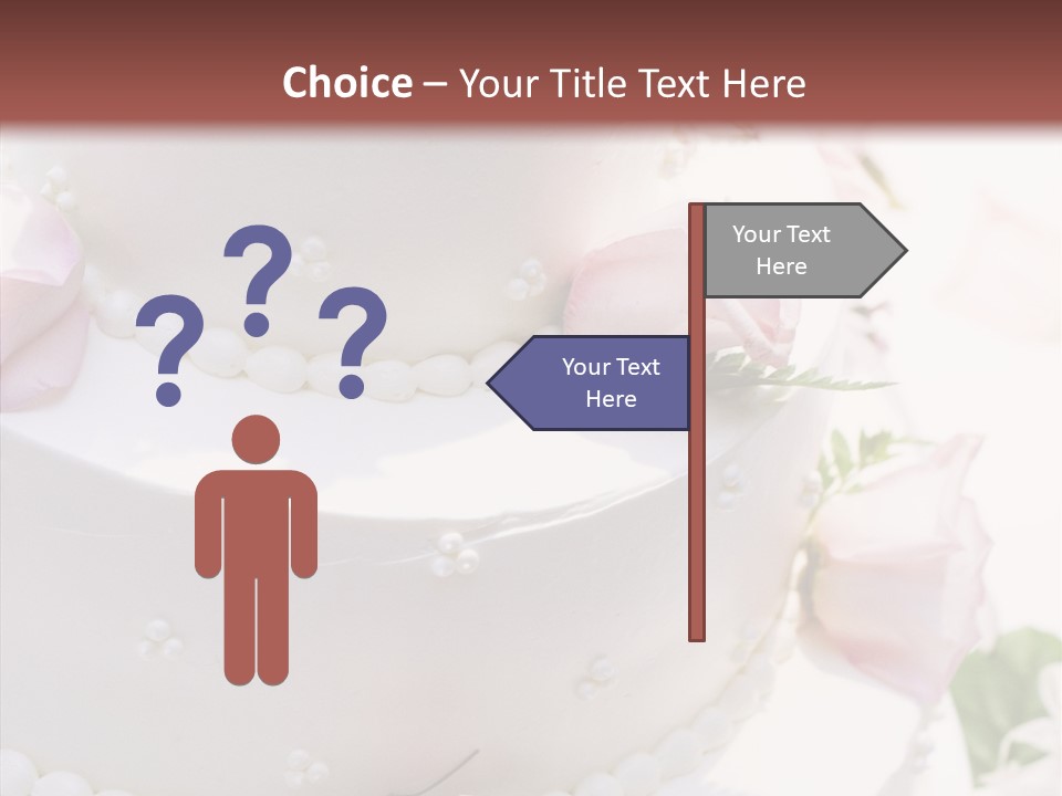 Ivory Roses Celebrate PowerPoint Template