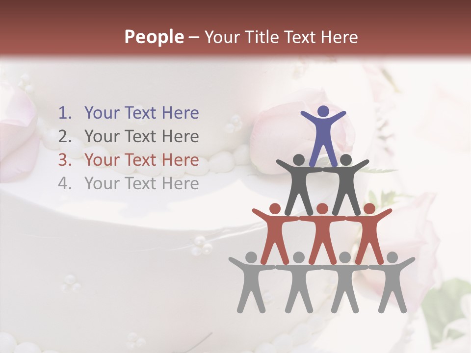 Ivory Roses Celebrate PowerPoint Template