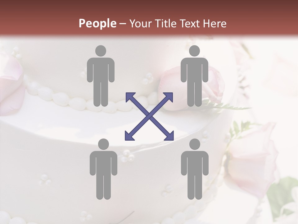 Ivory Roses Celebrate PowerPoint Template