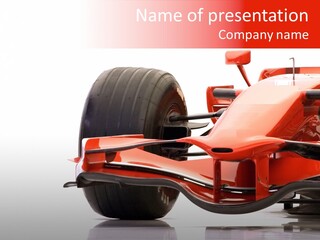 Motor Transport Track PowerPoint Template