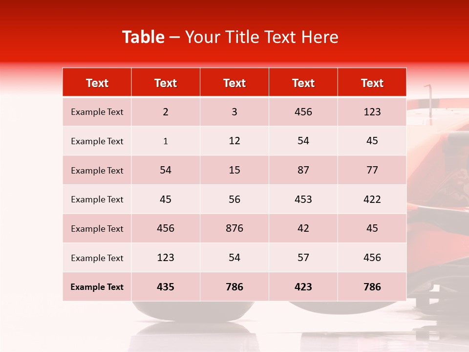 Motor Transport Track PowerPoint Template