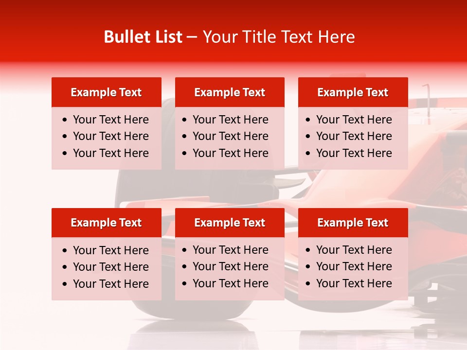 Motor Transport Track PowerPoint Template