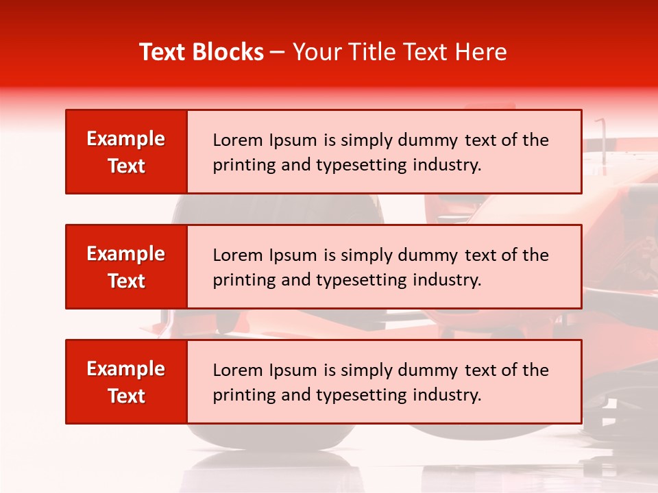 Motor Transport Track PowerPoint Template