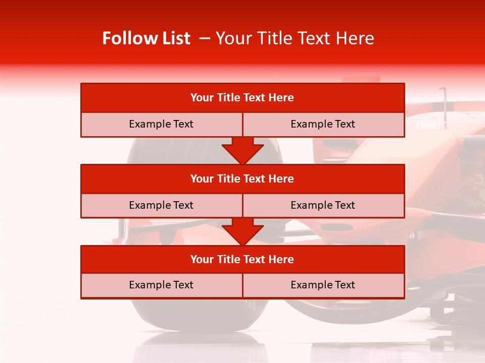 Motor Transport Track PowerPoint Template