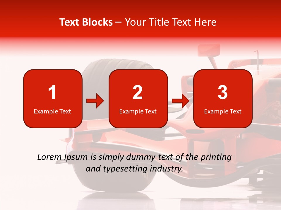 Motor Transport Track PowerPoint Template