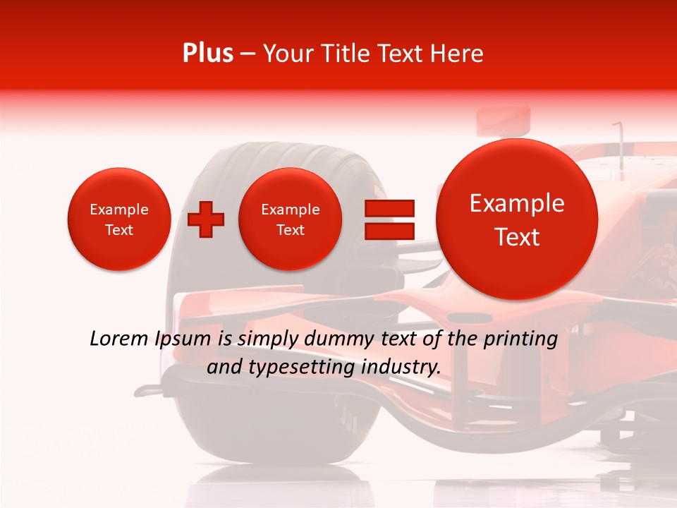 Motor Transport Track PowerPoint Template