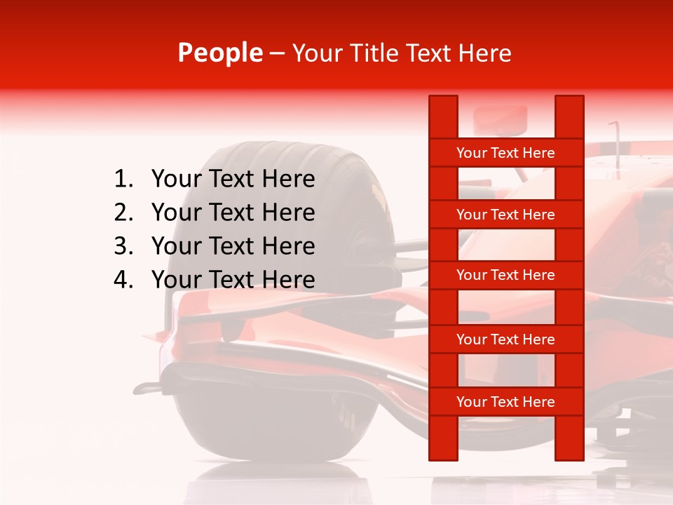 Motor Transport Track PowerPoint Template