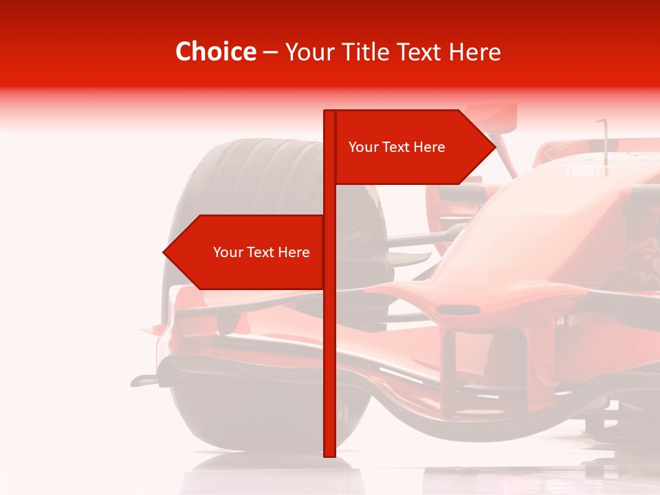Motor Transport Track PowerPoint Template