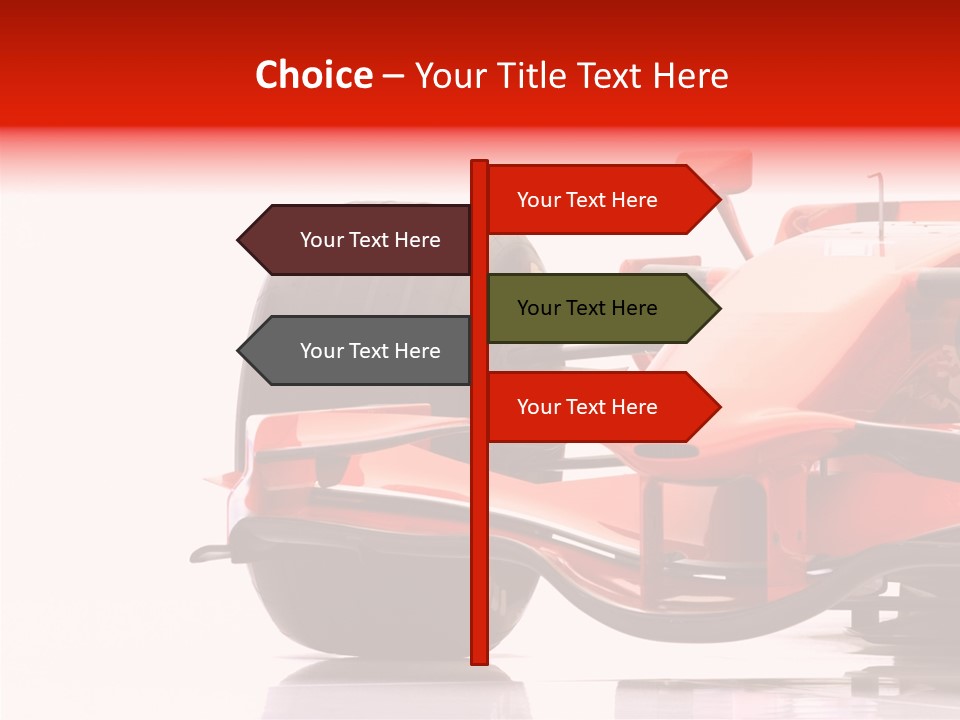 Motor Transport Track PowerPoint Template