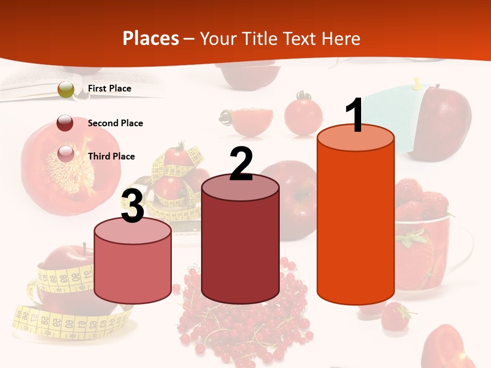 Healthy Collection Salad PowerPoint Template