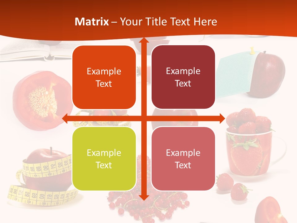 Healthy Collection Salad PowerPoint Template