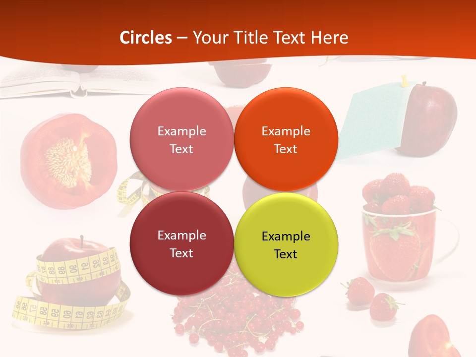 Healthy Collection Salad PowerPoint Template