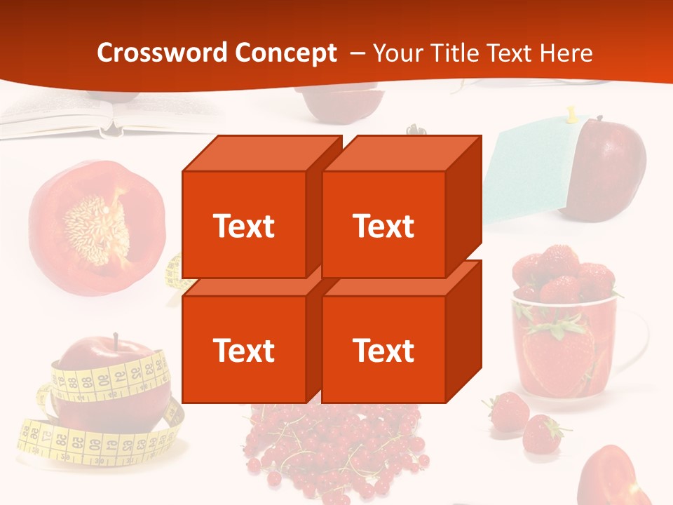 Healthy Collection Salad PowerPoint Template
