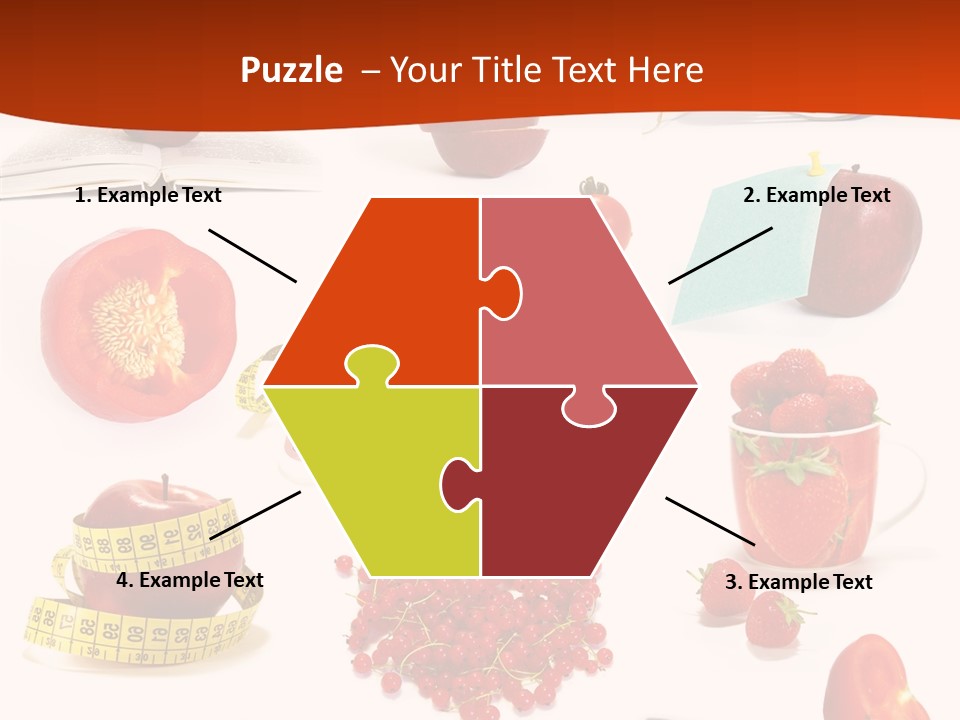 Healthy Collection Salad PowerPoint Template