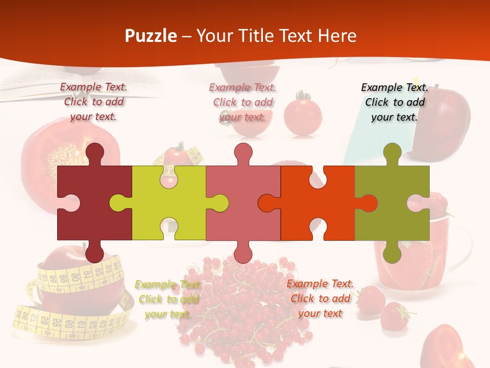 Healthy Collection Salad PowerPoint Template