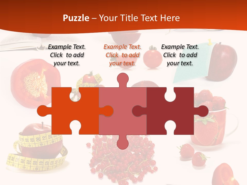 Healthy Collection Salad PowerPoint Template