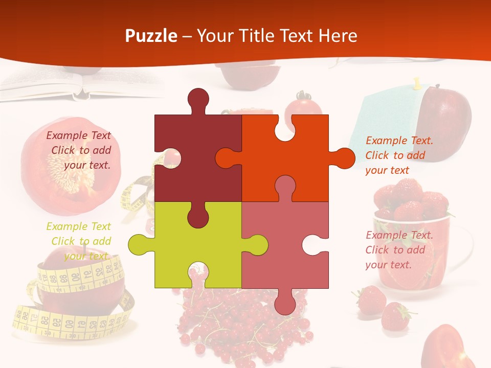 Healthy Collection Salad PowerPoint Template