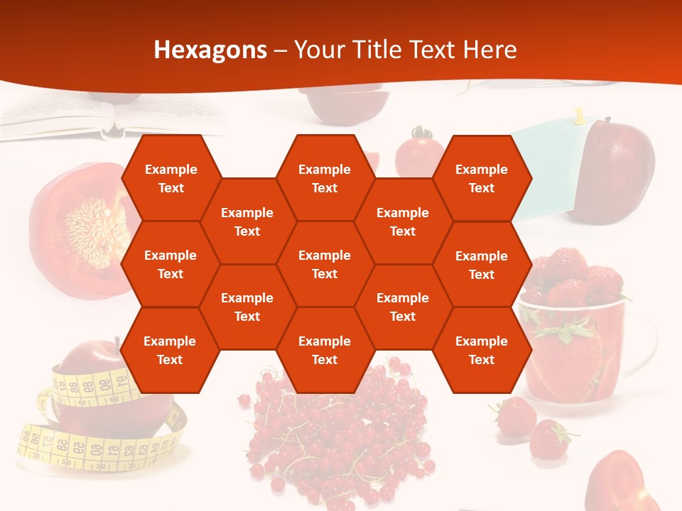 Healthy Collection Salad PowerPoint Template